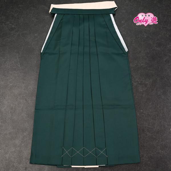 【新作】【紐下91cm】女袴/袴単品/28-0462TY/Misayama/バイカラー/グリーン/オ...