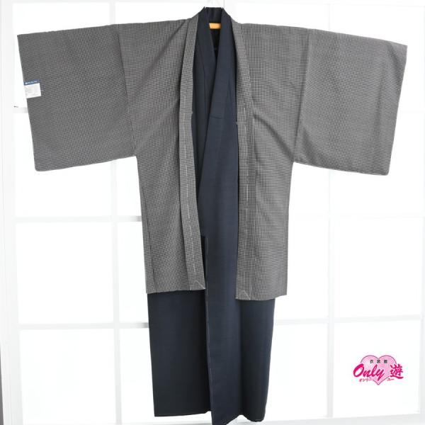 【激安】【在庫処分品】殿方和装/50-024BN/(BN3530)/メンズ/着流し/街着/着物/羽織...