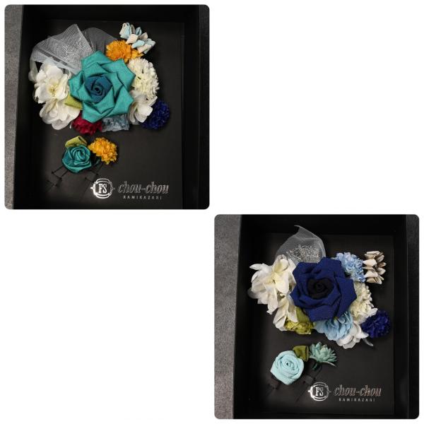 【激安】【在庫処分品】【少々難有り】髪飾り/701-113/ちりめん/薔薇/コーム/Uピン/かわいい...