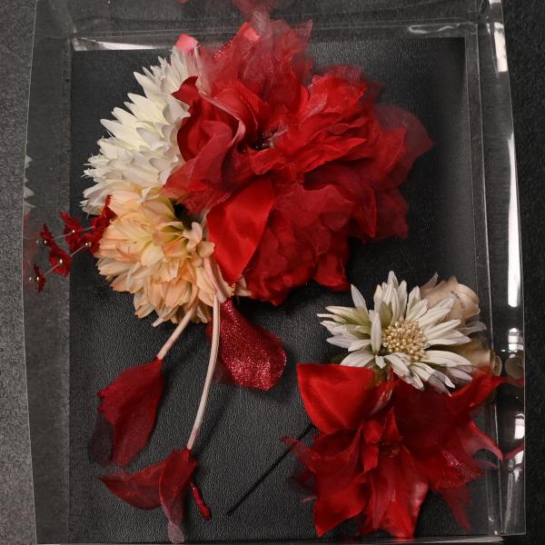 【激安】【在庫処分品】【少々難有り】髪飾り/703-093/コーム/Uピン/かわいい/振袖/着物/レ...