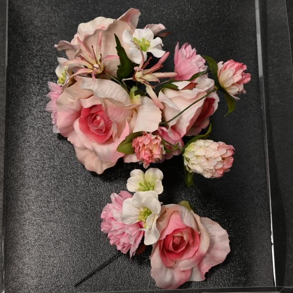 【激安】【在庫処分品】【少々難有り】髪飾り/703-093/コーム/Uピン/かわいい/振袖/着物/レ...