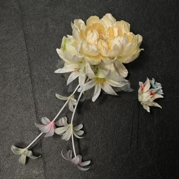 【激安】【在庫処分品】【少々難有り】髪飾り/703-108/コーム/Uピン/かわいい/振袖/着物/レ...