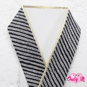 重ね衿/81KS2016/絞り金重衿/振袖用/正絹/裏金/リバーシブル/4通り/黒