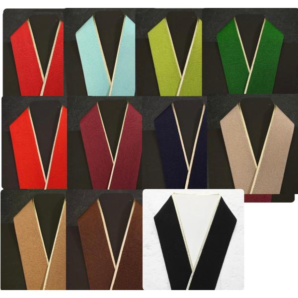 【激安】81NK15010【在庫処分品】【少々難有り】重ね衿/正絹/裏金/振袖用/重ね襟/縮緬