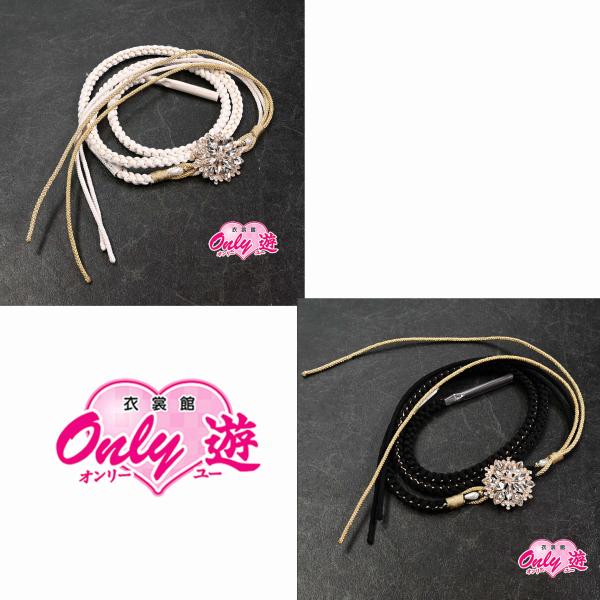 82DR45066【最新作】帯締め/振袖用帯〆/パール/D22-1/ジュエリー/2色四本バラ/組紐/...