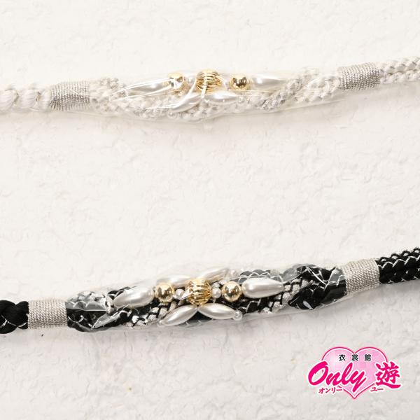 82KZ35060/帯締め/ふりーく/振袖用帯〆/M寸/正絹/4色四本バラ/組紐/手組み/丸組/丸打...