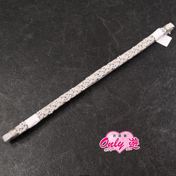 82KZ65110【最新作】帯締め/京あそび/OG-H-1226/グレー/振袖用帯〆/正絹/平組/平...