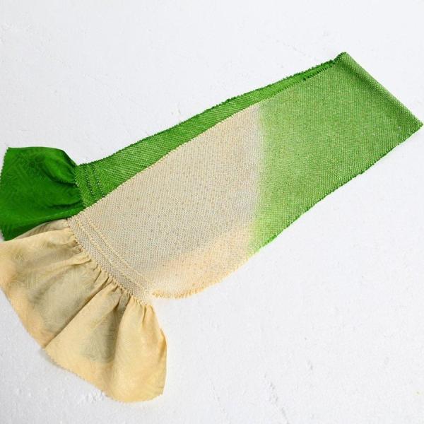 大/83NB75106/帯揚げ/金彩ぼかし絞り帯揚/正絹/振袖用/絞り/ぼかし染め/グラデーション/...