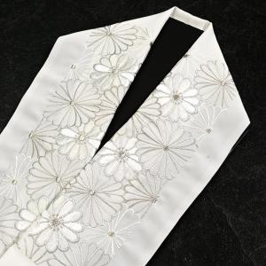 91KZ35050【最新作】半襟/刺繍半衿/胡蝶蘭/京和彩/振袖用/刺繍