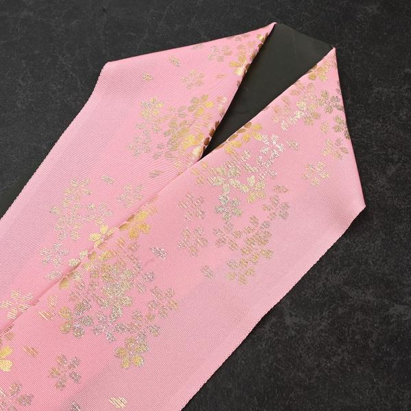 91NK20010【在庫処分品】【少々難有り】半襟/金彩半衿/502/うらら香/金彩/振袖用/正絹