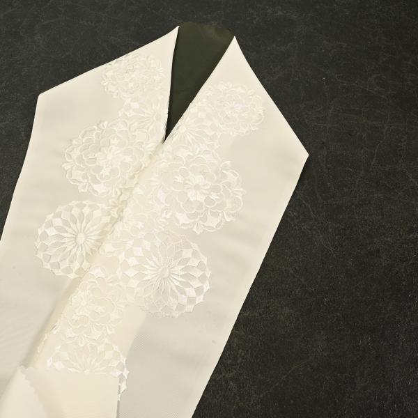 91NK35056【在庫処分品】【少々難有り】半襟/刺繍半衿/Silelly/シルエリー/万華鏡/刺...