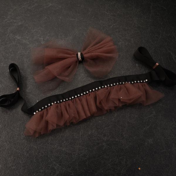 大/チュールプリーツ/チュルチュルセット/FK-2/(RF70120)ラフィネモカ/ブラウン/おしゃ...