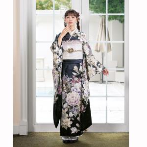 黒留袖 和田光正 正絹 金彩友禅 to-348 乱菊 糸菊 結婚式 : 京都うさぎ