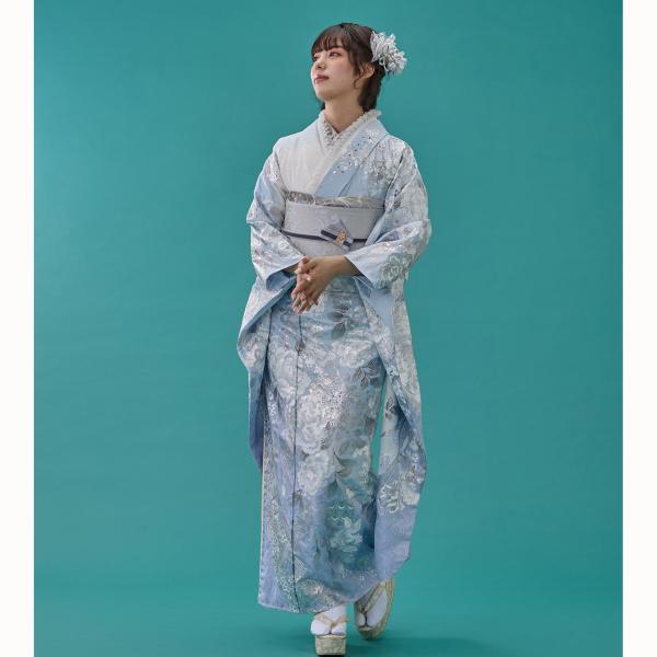 【最新作】お誂え付き振袖フルセット/購入/振袖/ブランド/桂由美/No25005E/オーダーメイド/...