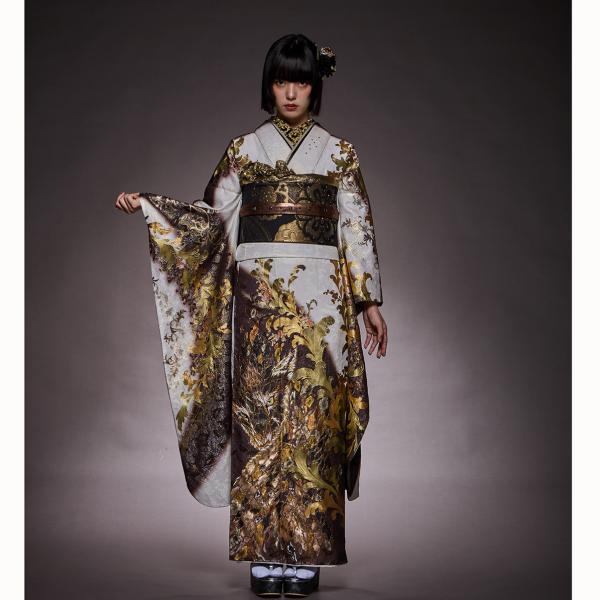 【最新作】お誂え付き振袖フルセット/購入/振袖/ブランド/見返りの豹/No25009C/オーダーメイ...