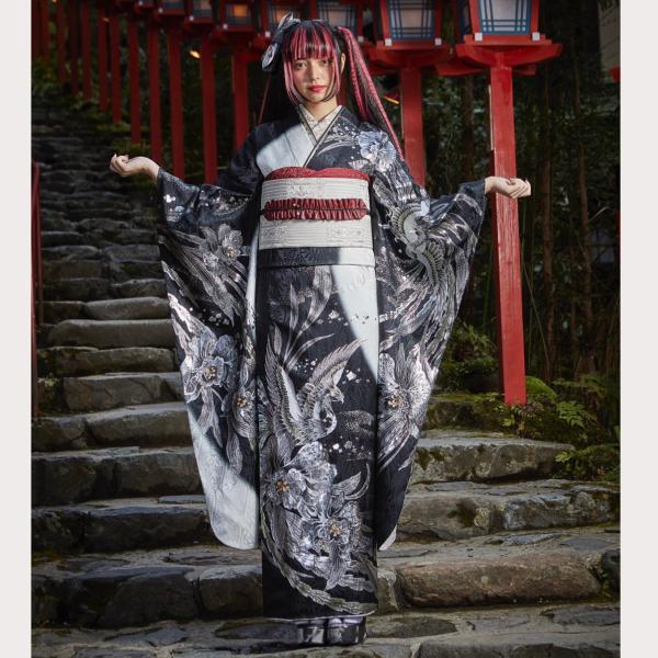 お誂え付き振袖フルセット/PG-H/プレミアムゴールド/鳳凰/購入/振袖/ブランド/成人式/卒業式/...