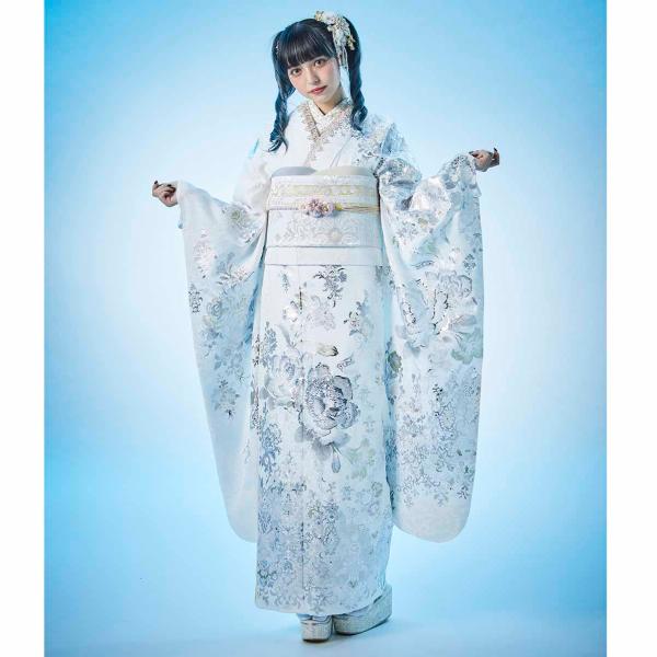 お誂え付き振袖フルセット/YK-9510/桂由美/購入/振袖/ブランド/成人式/卒業式/結婚式/着物...