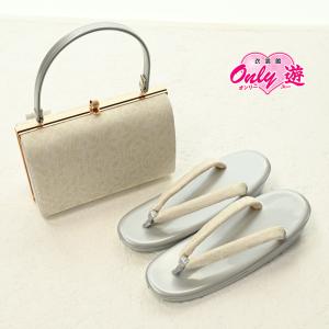 85KZ120180【新作】草履バッグセット/ZB-1144KZ/一輪館/Lサイズ/二の二  