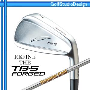 フォーティーン 2023 REFINE THE TB-5 FORGED アイアン(DynamicGold 85/95/105/120)5本セット｜studiodesign72