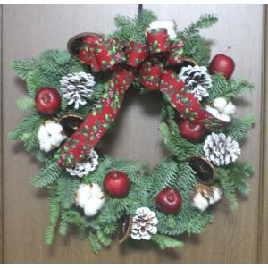 クリスマスリース 生花 リース クリスマス 裏...の詳細画像2