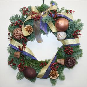 クリスマスリース 生花 リース クリスマス 裏...の詳細画像3