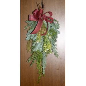 クリスマススワッグ クリスマスリース 生花 壁...の詳細画像3