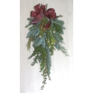 クリスマススワッグ クリスマスリース 生花 壁...の詳細画像2
