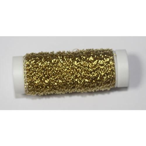 波型ワイヤー ゴールド　フラワーデザイン　手芸　リース　クリスマス　クラフト　資材　針金