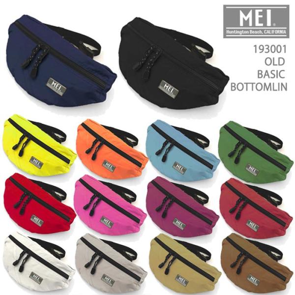 メイ MEI  ボディバッグ  ボトムライン メンズ レディース 肩掛け 斜めがけ ウエストバッグ ...