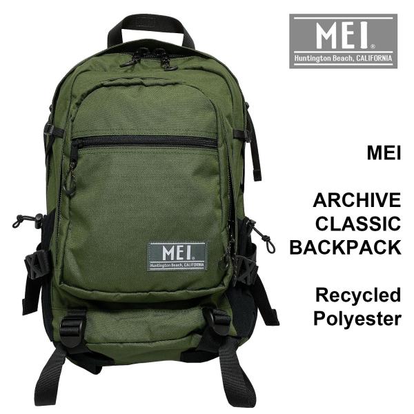MEI メイ リュック リュックサック デイパック リサイクルポリエステル　メンズ レディース アー...