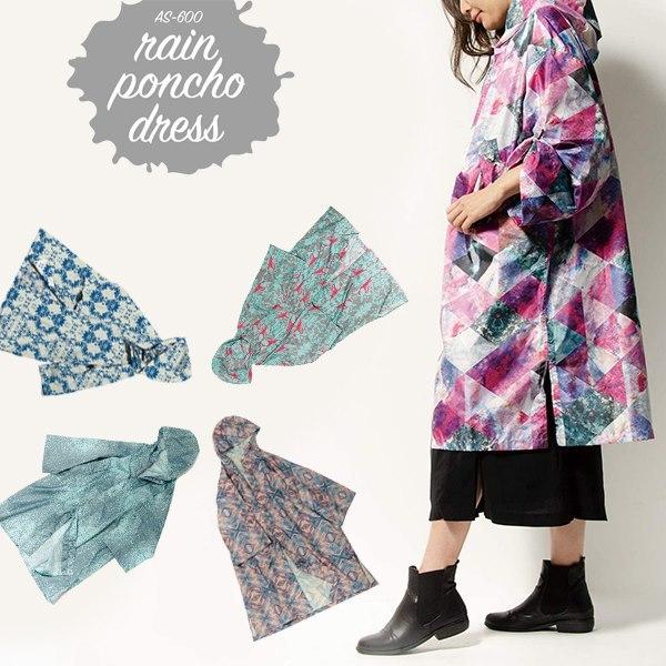 Makku マック レイン ポンチョ ドレス AS-600  レインウェア レインコート 自転車 耐...