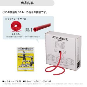 ディーアンドエム DM セラチューブ 100フィート(30.4) レッド ミディアム 0 ボディケアパワーUPフィットネス (TT12) D&M ディーアンドエム THERABAND(セラバンド) セラチューブ 30.4m 強度