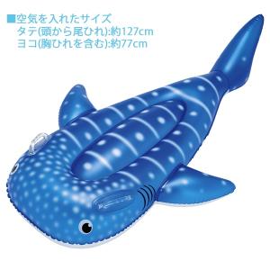 ミニ ジンベエザメ フロート 浮輪 浮き輪 ウ...の詳細画像2