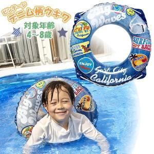 ヴィンテージ デニム ウキワ 60cm 浮き輪 ...の商品画像