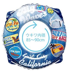 ヴィンテージ デニム ウキワ 60cm 浮き輪...の詳細画像2