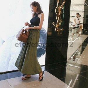 ワイドパンツ レディース ハイウエスト ウエス...の詳細画像5
