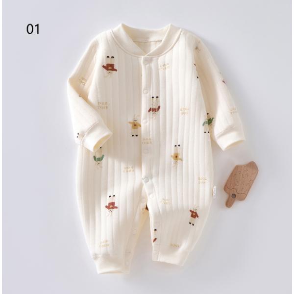 新生児 服 春 室内 足つき ベビー 女の子  裏起毛 赤ちゃん 安い 出産お祝い 韓国 男の子 女...