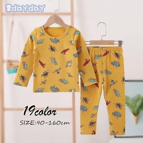 子供パジャマ キッズ パジャマ セットアップ 女の子 男の子 春秋 長袖 綿 プリントルームウェア ...