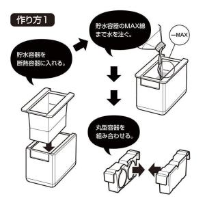 丸い氷 製氷機 まる型 キューブ型 ダイヤモン...の詳細画像4