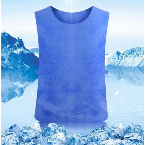 冷却ベスト ひんやり クーラーベスト 夏 冷感 作業服 冷感ベスト メッシュ 表裏両用 熱中症対策物...