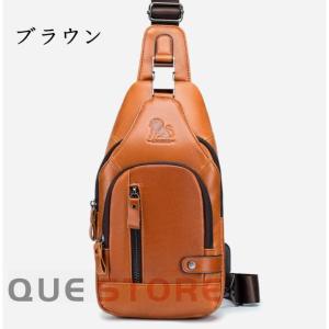 ボディバッグ メンズ 本革 斜めがけバッグ シ...の詳細画像1