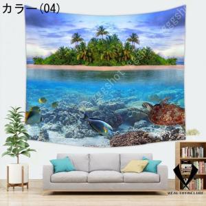 タペストリー ビーチ風景 おしゃれ モダン 海...の詳細画像4
