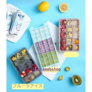 製氷皿蓋付き製氷器シリコン3点セット蓋付きアイ...の詳細画像5