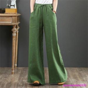 ワイドパンツ パンツ ガウチョパンツ 春 夏 ...の詳細画像3