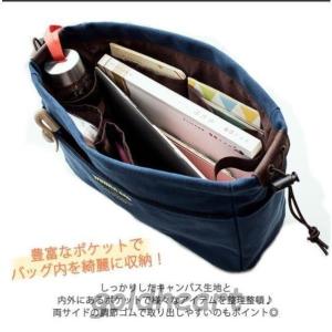 バッグインバッグキャンバスインナーバッグトート...の詳細画像1