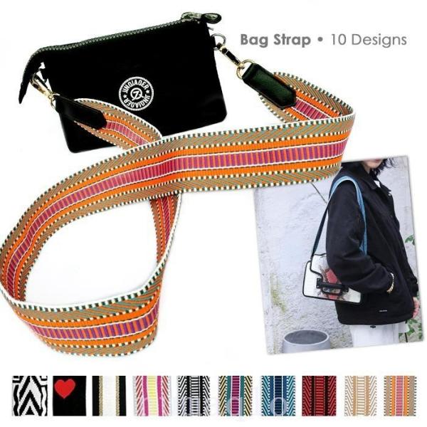 ショルダーストラップレディース単品幅広ストラップ付け替えバッグショルダーベルト肩掛けバッグベルト取り...