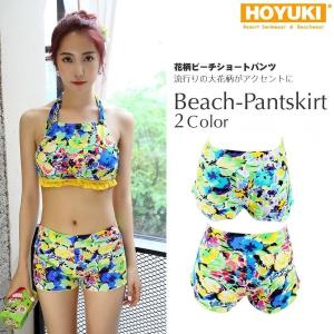 レディース 水着 S/M/L ショートパンツ レース 花柄 通販 ビーチ トレンド セパレート mizugi リゾート ママ 水着 体型カバー 女の子 クール セクシー 厚い