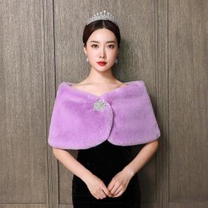 限定SALE 結婚式 フェイクファー ボレロ ...の詳細画像4