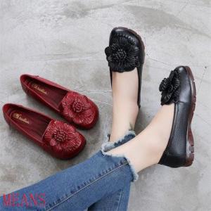 新入荷！パンプス レディース コンフォート ローヒール 日常通勤ダンスシューズ 柔らかい革靴 牛革 ...