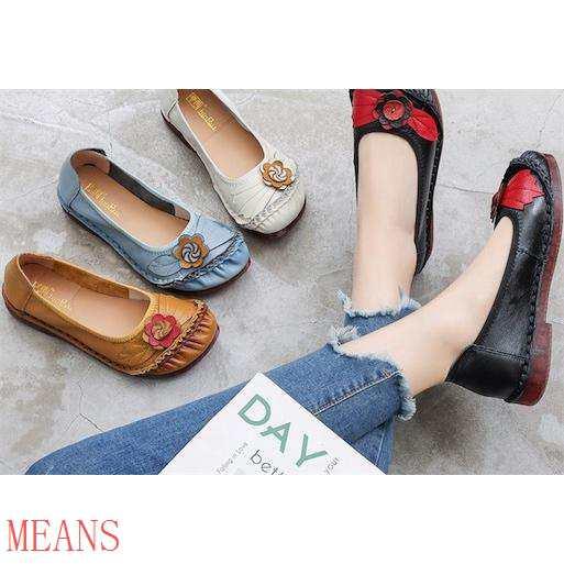 新入荷！パンプス レディース コンフォート ローヒール 日常通勤ダンスシューズ 柔らかい革靴 牛革 ...